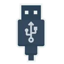 Free Cabo USB Plugue Ícone