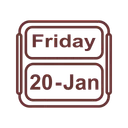 Free Calendar  Icon