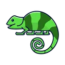 Free Camaleon Animal Lagarto Icono