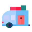 Free Camper Van Caravan Transport 아이콘