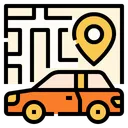 Free Car Location  Icon