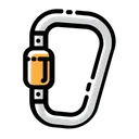 Free Carabiner Climbing Mountaineering Icon