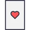 Free Card Heart Poker Icon