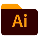 Free Carpeta Adobe Illustrator Ai Illustrator Icono