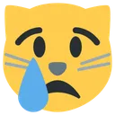 Free Cat Cry Face Icon