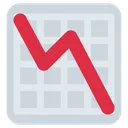 Free Chart Down Graph Icon