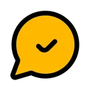 Free Chat Check Chat Communications Icon