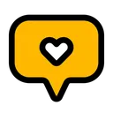 Free Chat Heart Chatting Communication Icon