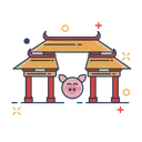 Free Asia Chinese Building Icon