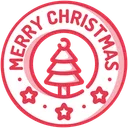 Free Christmas Badge Badge Sale Icon