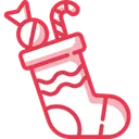 Free Christmas Socks Candy Toffee Icon