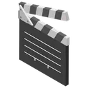 Free Clapperboard Clap Stick Slate Board Icon