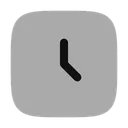 Free Clock Square Icon