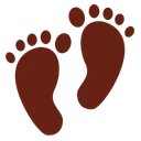 Free Clothing Footprint Print Icon