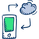 Free Cloud-Backup  Symbol