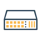 Free Computador Ethernet Hub Ícone