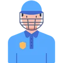 Free Cricketspieler Symbol