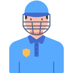 Free Cricketspieler  Symbol