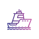 Free Cruise Ship Boat Icon