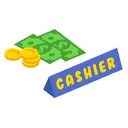 Free Banking Chasier Money Icon