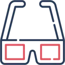 Free D Glasses Cinema D Movie Icon