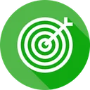 Free Dart Target Focus Icon