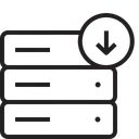 Free Database Server Rack Icon