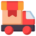 Free Delivery Truck  Icon