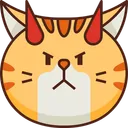 Free Demon Emoticon Cat アイコン