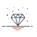 Free Diamond Jewel Ruby Icon