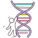 Free DNA Fita De DNA Biologia Ícone