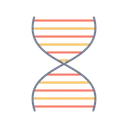 Free DNA Ondas Ciencia Ícone