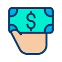 Free Dollar Giving  Icon