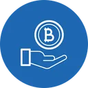 Free Donation Investment Bitcoin Icon