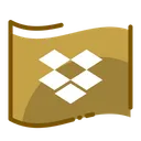 Free Dropbox Social Media Social Network Icon