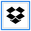 Free Dropbox Social Media Icon