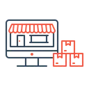 Free 전자상거래 온라인 쇼핑 아이콘