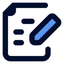 Free Edit File  Icon