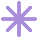 Free Eight Spoked Asterisk Icon