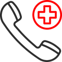 Free Emergency call  Symbol