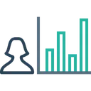 Free Employee Performance Chart Icon