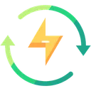 Free Energia Renovable Electricidad Sostenibilidad Icono