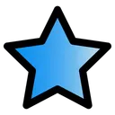 Free Estrellas Marcador Favorito Icono