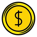 Free Dollar Coin Dollar Money Icon