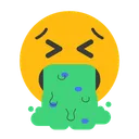 Free Face Vomiting Emotion Emoticon Icon