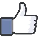 Free Thumbs Up Facebook Facebook Fb Icône