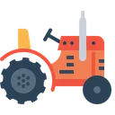 Free Farming Tractor Vehicle Icon