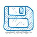 Free Diskette Floppy Skizzenhaft Symbol