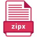 Free Zipx Fichier Formats Icône