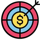 Free Aim Financial Goal Target Icon